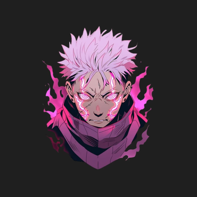 Manga-Krieger mit leuchtender Aura Herren Tanktops