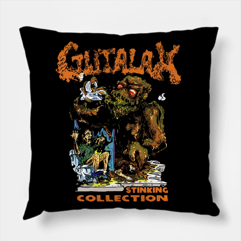 Gutalax Stinking Collection 2 Throw Pillow