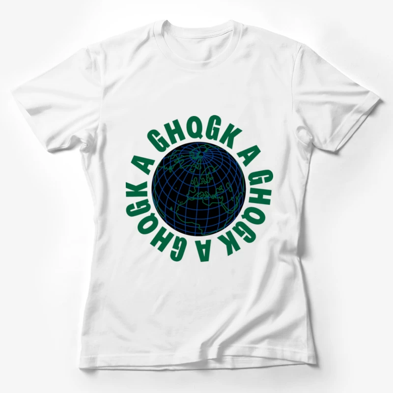 Globale Buchstabenwelt Damen T-Shirt
