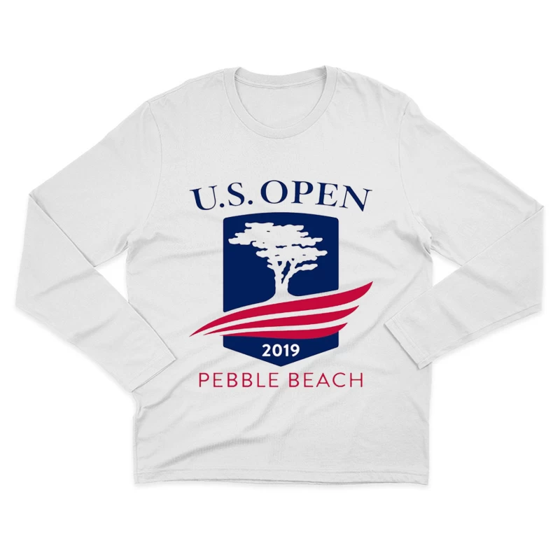 2019 US Open Golf Championship at Pebble Beach Logo Male Long Sleeve T-Shirt