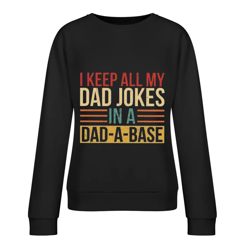 Witziges Dad-A-Base Design Damen Pullover Sweatshirt