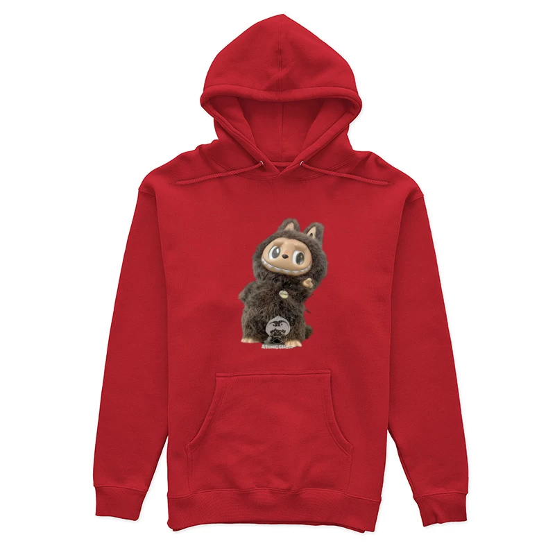 Niedliches Plüschtier mit Wolfskostüm Damen Pullover Hoodie