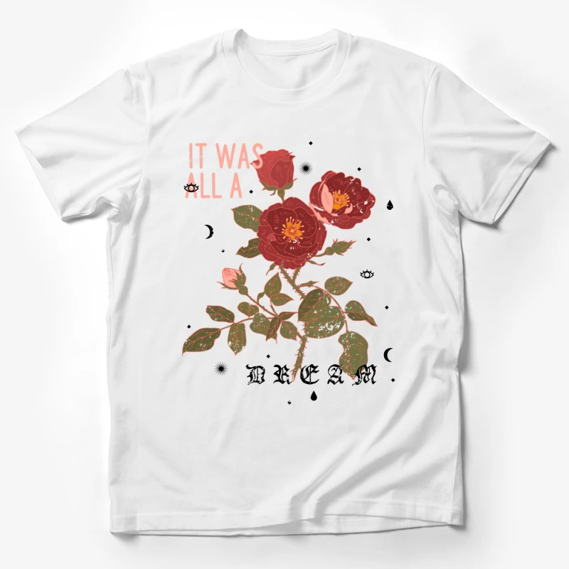 Fleurs de Rêve sur Fond Blanc Homme T-Shirt