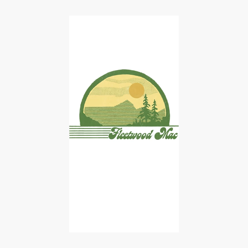 Fleetwood Mac  Retro 70s Style Fan Design iPhone Case
