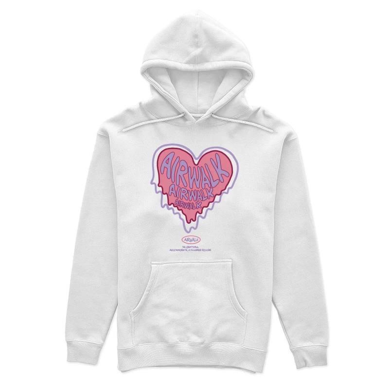 Airwalk Herz-Design Damen Pullover Hoodie