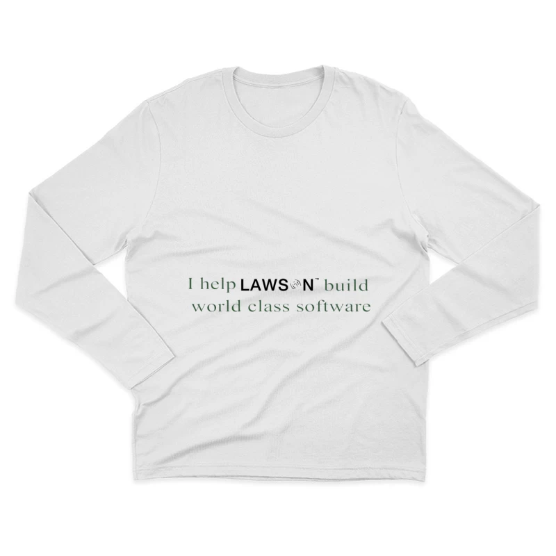 Software-Entwicklung bei Lawson Herren Langarm T-Shirt