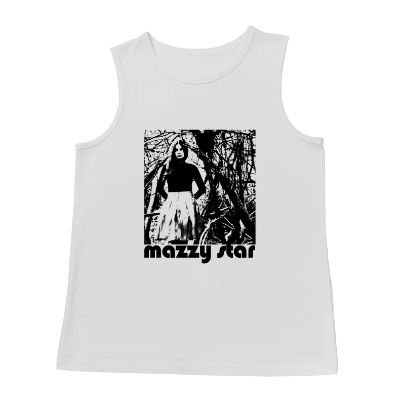 Mazzy Star Black White Male Tank Top