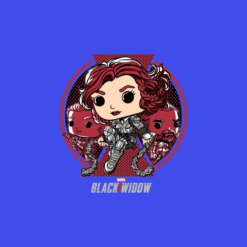 Marvel Black Widow Character Art Travel Mug