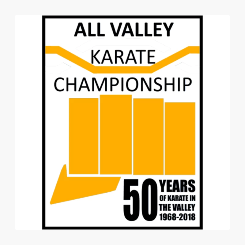All Valley Karate Championship Pin