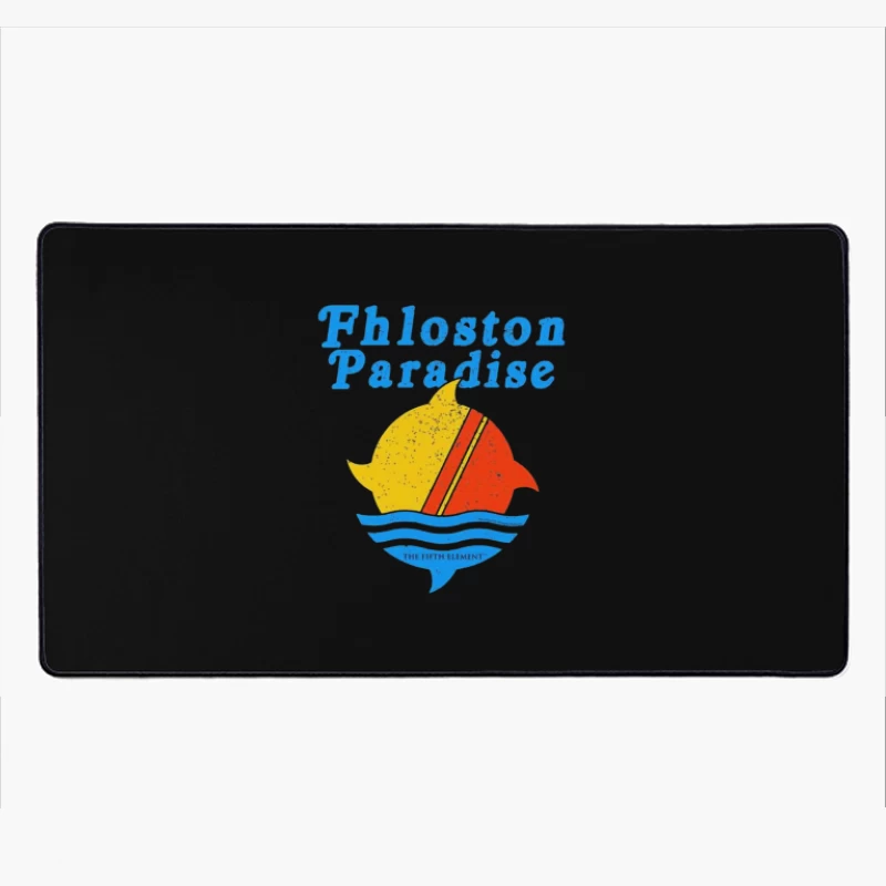 Fhloston Paradise Retro Logo Desk Mat