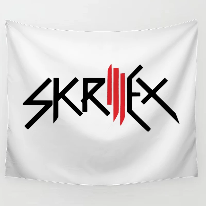 Skrillex Electronic Music Artist Logo Design Tapestry