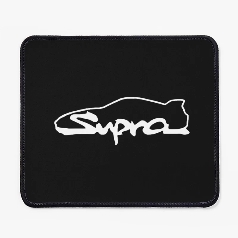 Toyota Supra Logo Minimalist Outline Design Mouse Pad