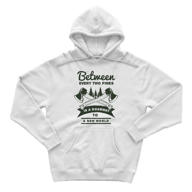 Nature et aventure entre les pins Homme Sweat à capuche