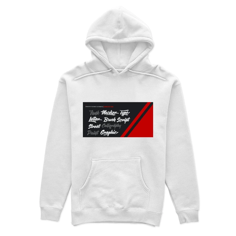 Design typographique alterné avec texte artistique Femme Sweat à capuche