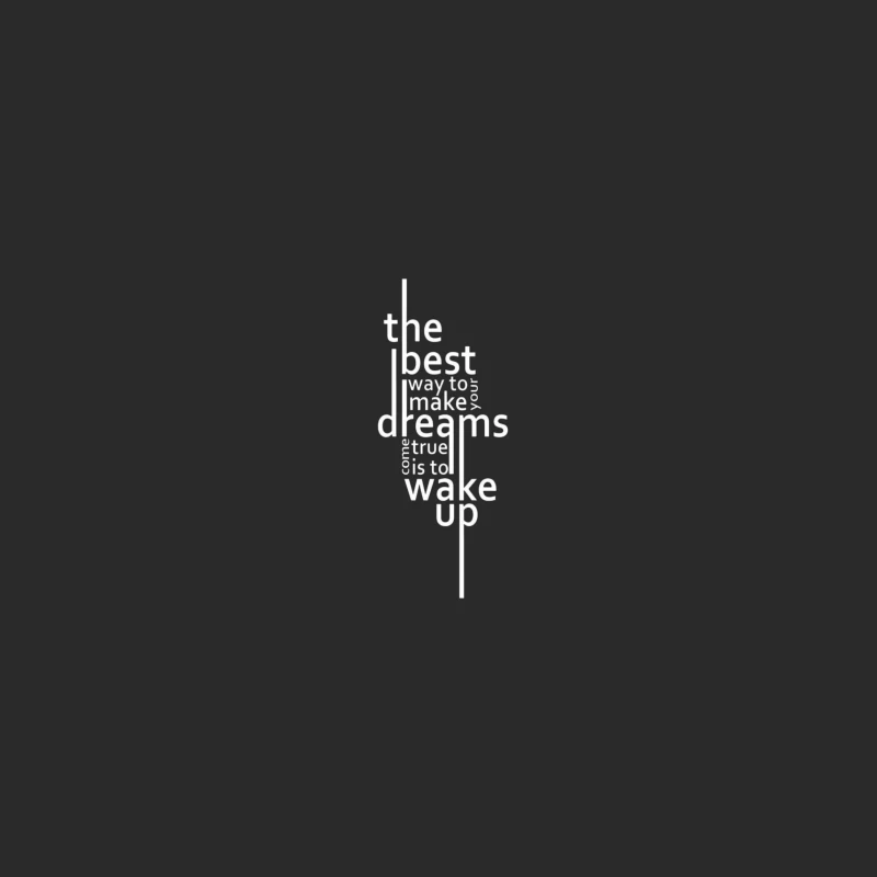 Inspirational Quote on Dreams Baseball Cap