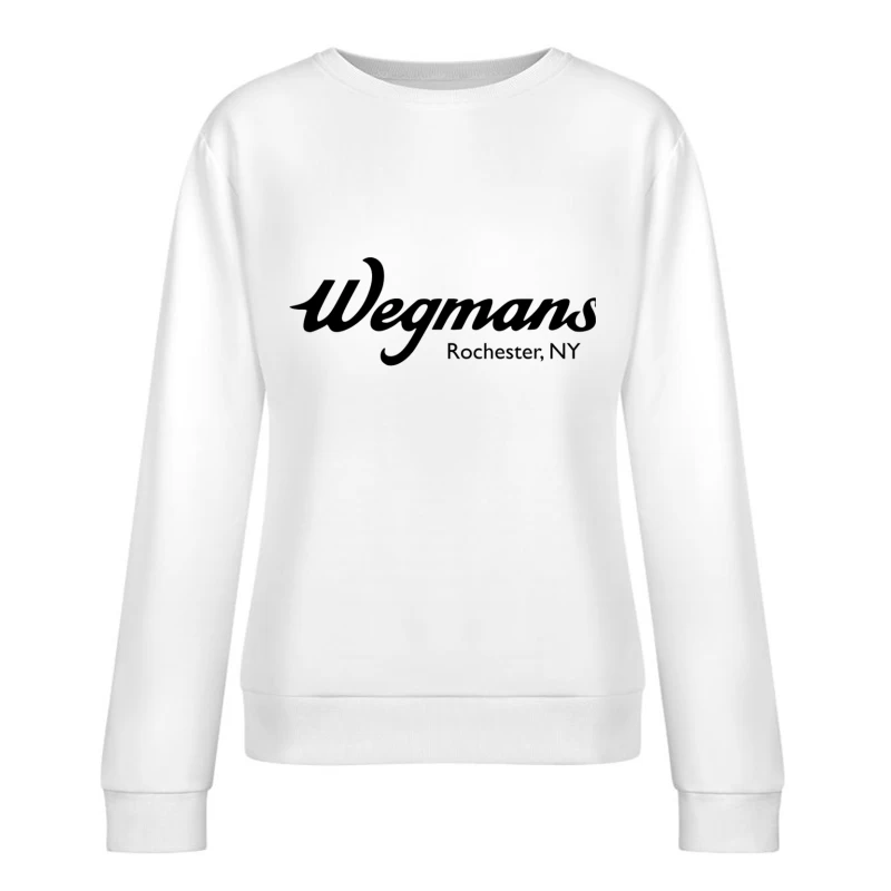 Wegmans Supermarket Logo from Rochester, New York Female Pullover Sweatshirt