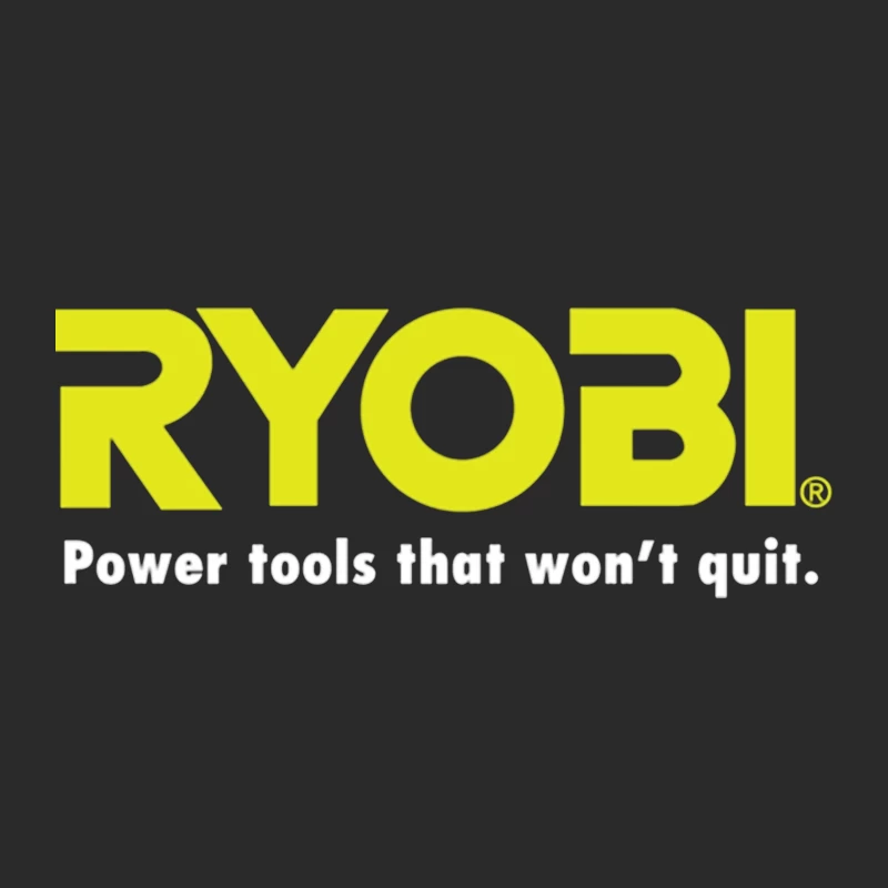 Ryobi Power Tools Corporate Logo with Slogan Baseball Cap