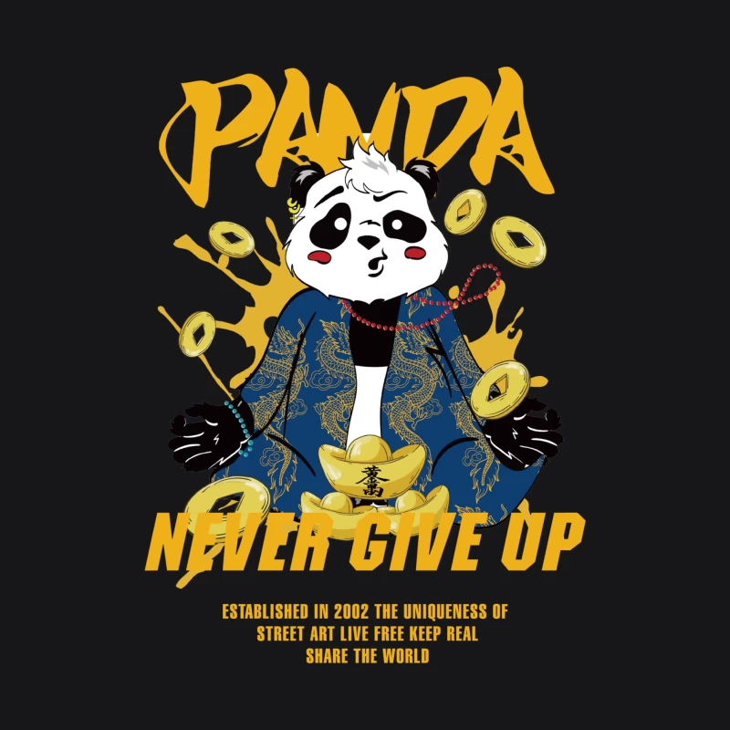 Panda Meditierend auf Reichtum Damen Pullover Hoodie