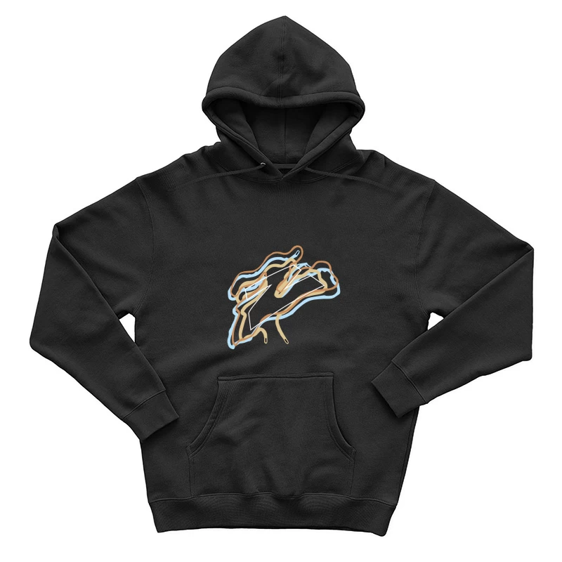 Abstrakte Formen und Linien Herren Pullover Hoodie
