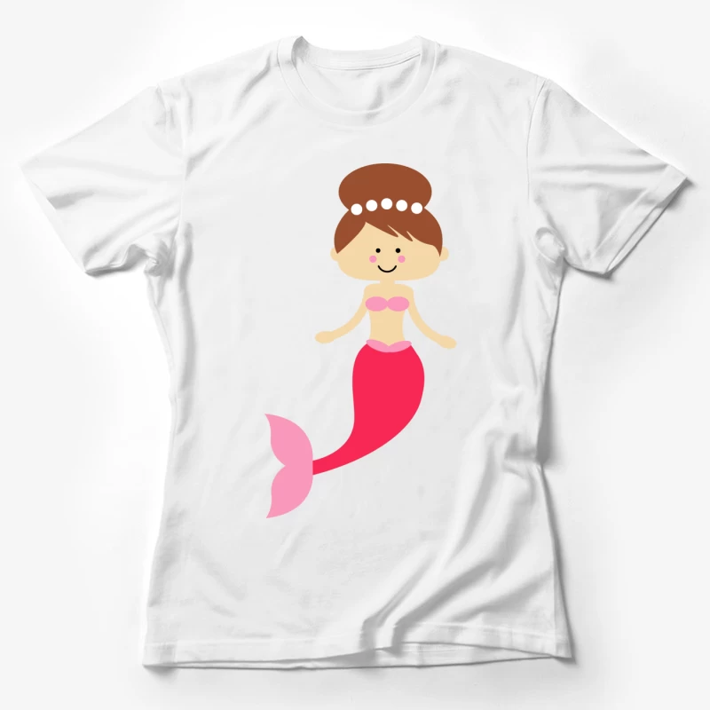 Illustration de sirène adorable Femme T-Shirt