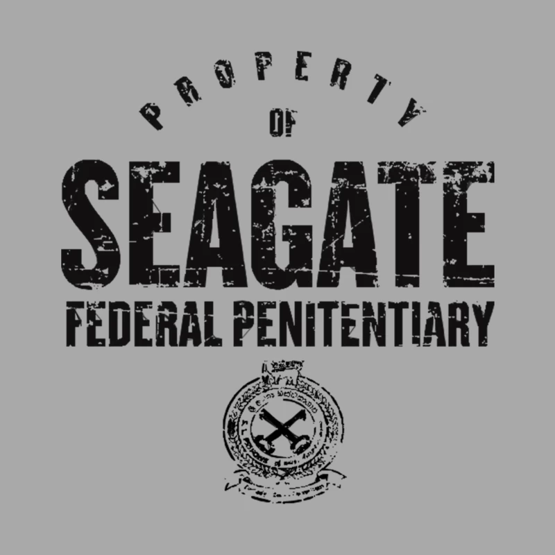 Seagate Federal Penitentiary Male Pullover Hoodie