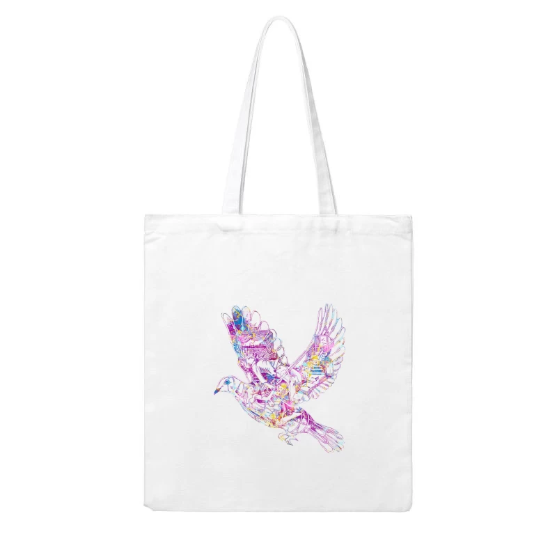 Coldplay Dove Fly Cotton Tote Bag