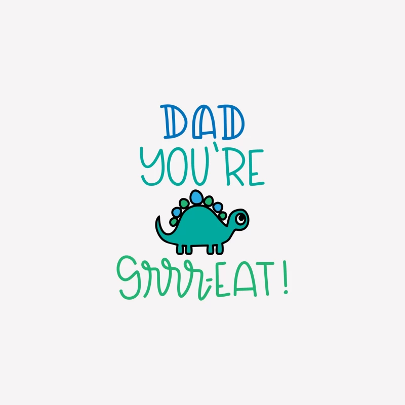 Carte amusante pour papa avec dinosaure Femme T-Shirt