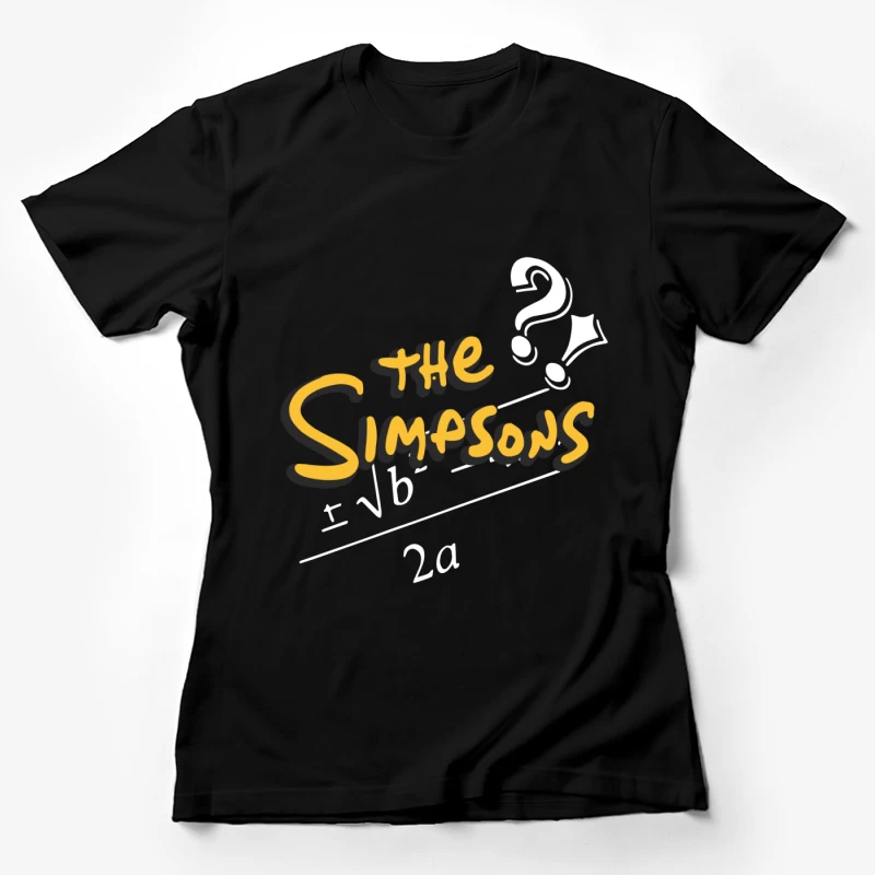 Simpsons-Mathematik-Rätsel Damen T-Shirt