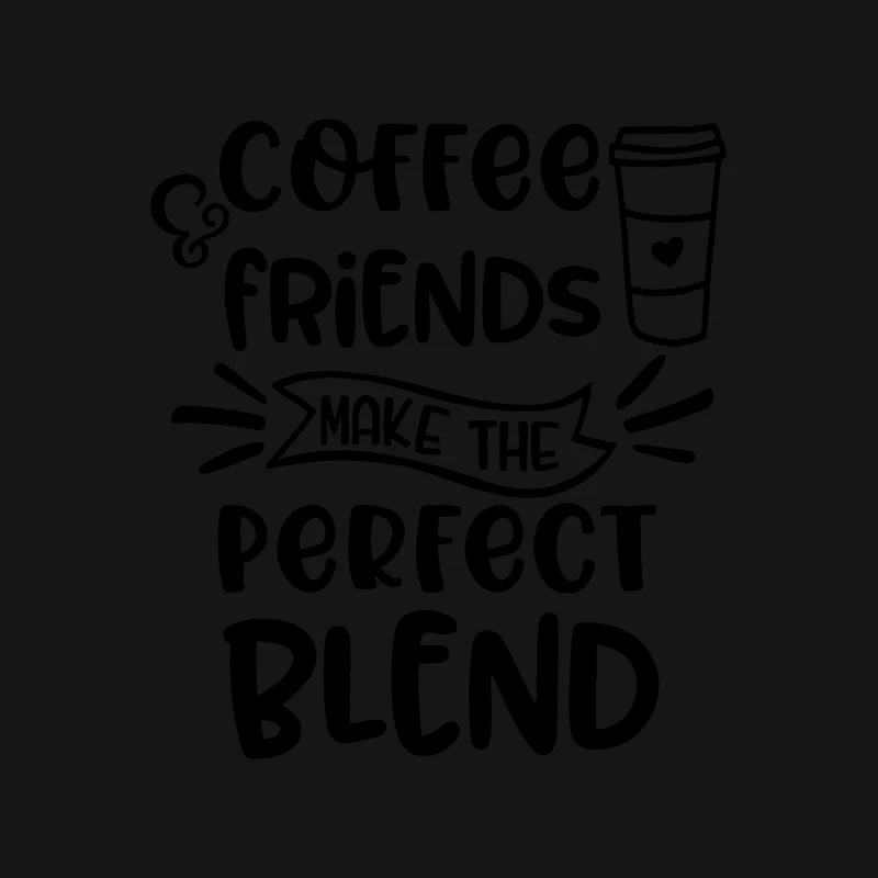 Le mélange parfait: café et amis Femme T-Shirt