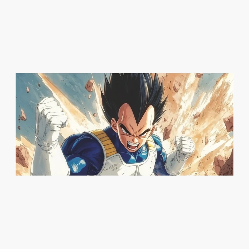 Vegeta's Explosive Power: Dragon Ball Saiyan Unleashed Coffee Mug