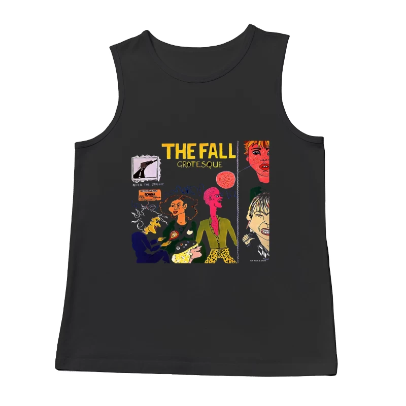 The Fall's "Grotesque" Post-Punk Album Cover Illustration Male Tank Top