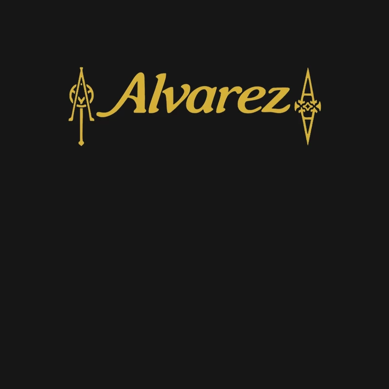 Alvarez Guitar Company Gold Logo Design Female T-Shirt