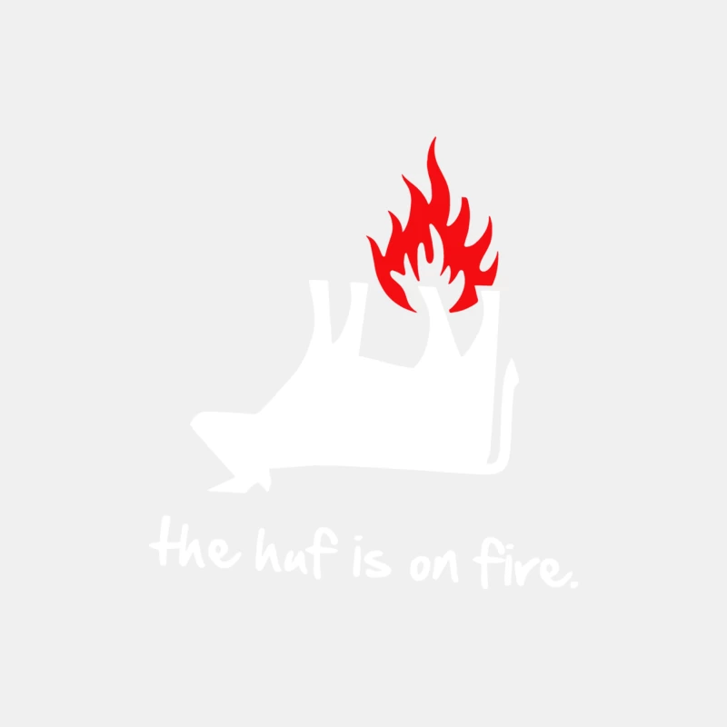 The Huf Is On Fire Male Tank Top