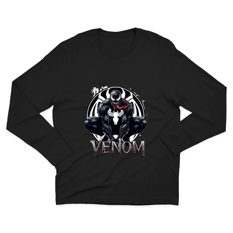 Venom Comic Art Male Long Sleeve T-Shirt