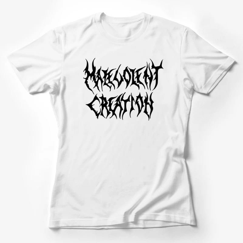 Malevolent Creation Black Logo Female T-Shirt