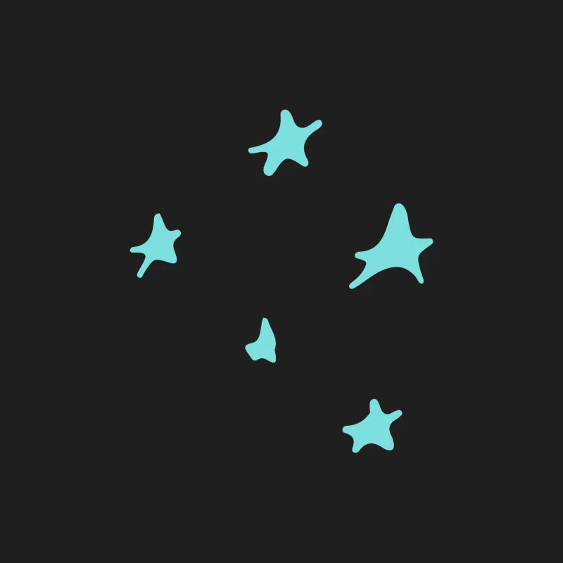 Étoiles bleues dispersées Homme Débardeur