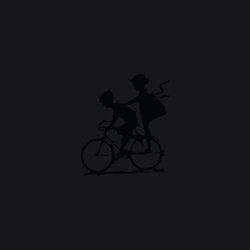 Balade en vélo illustrée Homme Sweat à capuche