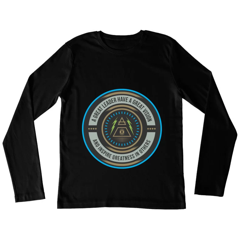 Vision du leadership Femme Manches Longues T-Shirt