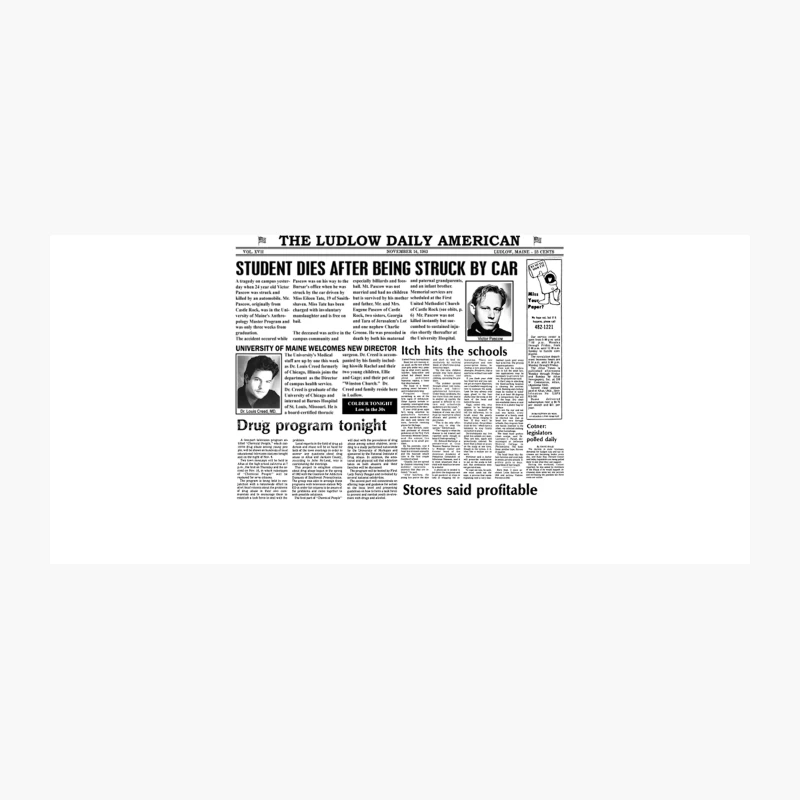 Pet Sematary Newspaper Coffee Mug