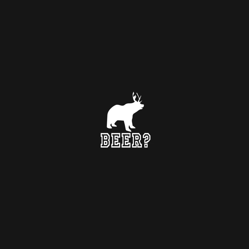 Illustration d'un ours avec des bois Femme T-Shirt