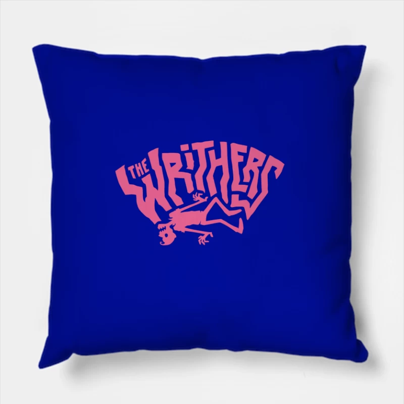 The Writhers Band Logo Design Throw Pillow