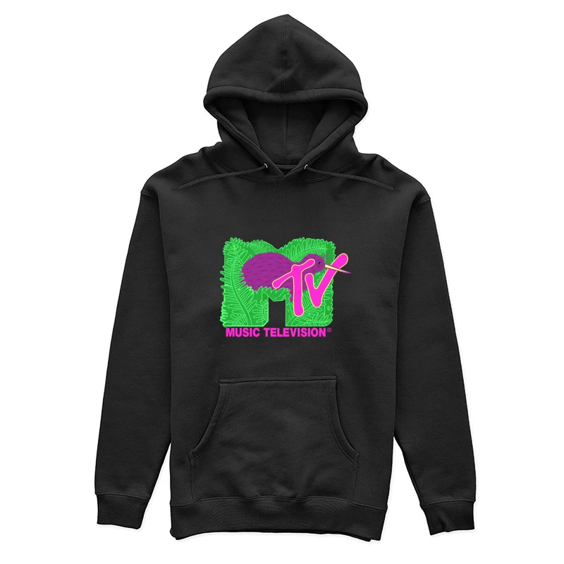 MTV-Logo mit Kiwi und Blättern Damen Pullover Hoodie