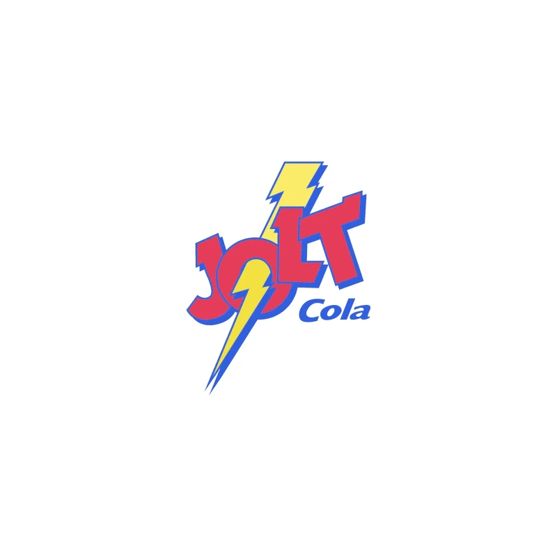 Retro Jolt Cola Energy Drink Logo with Lightning Bolt Design Travel Mug