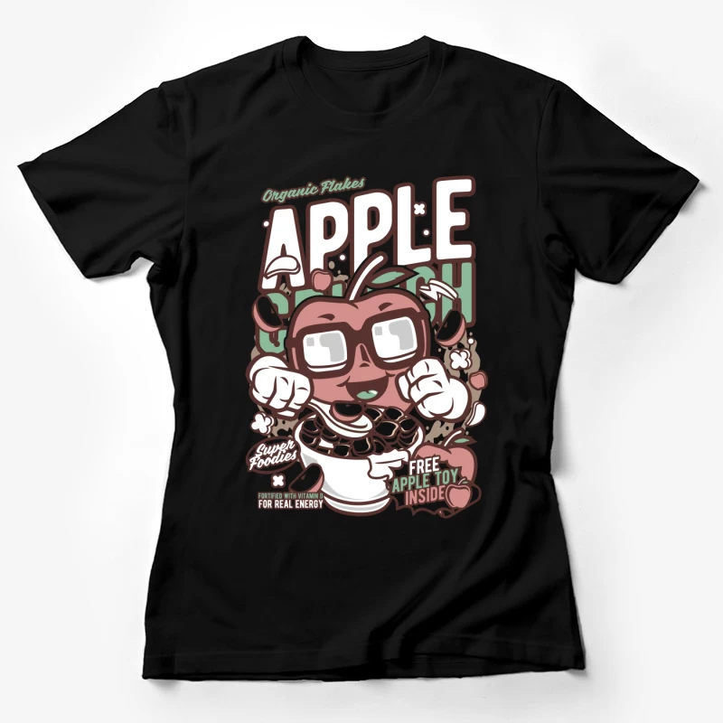 Céréales Pomme Croquante avec Jouet Gratuit Femme T-Shirt