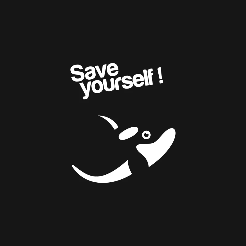 Save Yourself Desk Mat