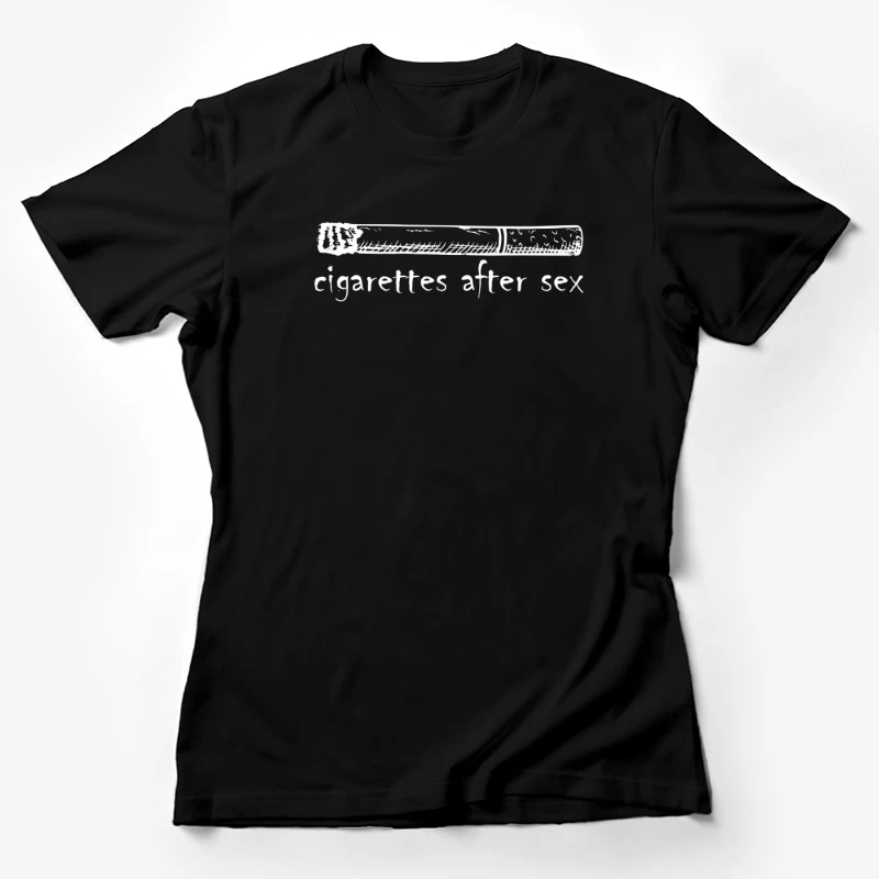 Cigarettes After Sex Logo White Female T-Shirt