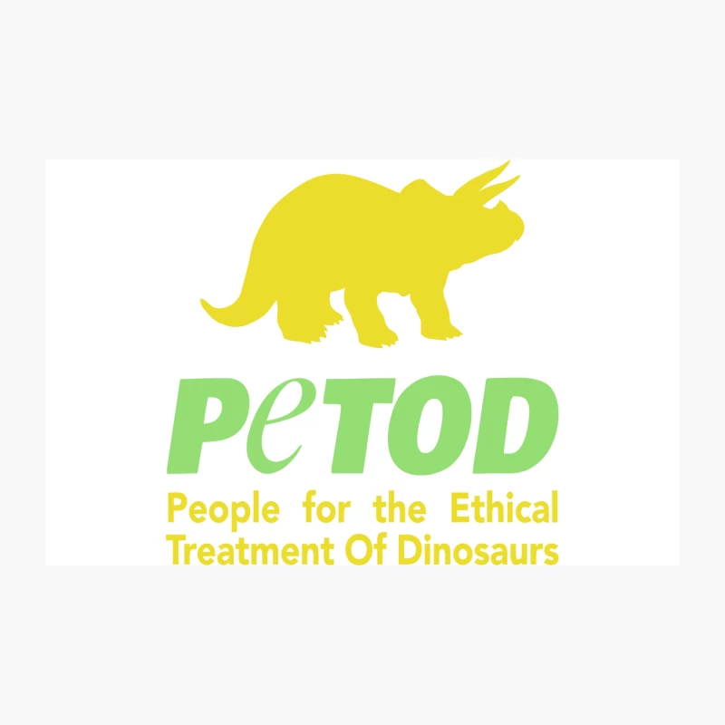 PETOD: People for the Ethical Treatment of Dinosaurs Logo Travel Mug