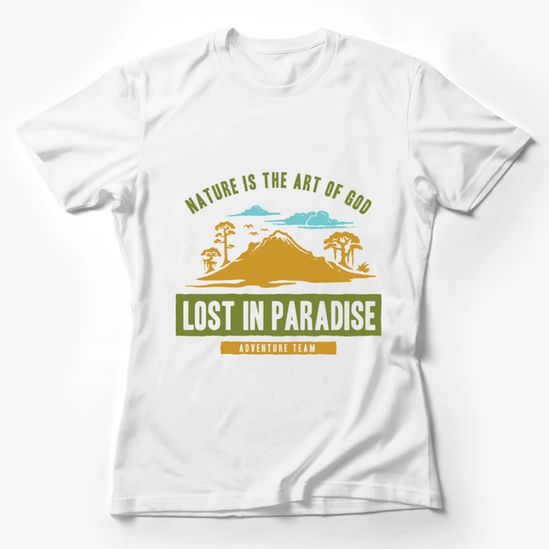 Équipe d'aventure perdue dans la nature Femme T-Shirt
