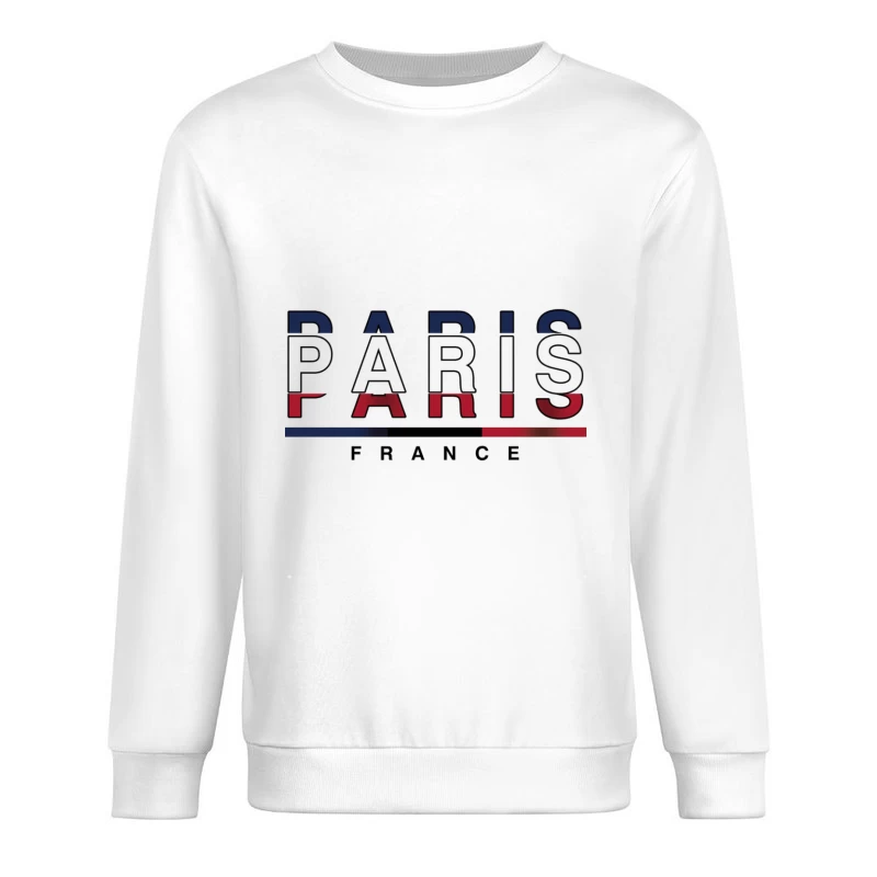 Stilvolles Paris-Design mit französischen Farben Herren Pullover Sweatshirt