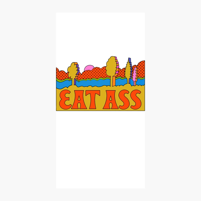 Eat Ass iPhone Case